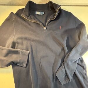 Polo Ralph Lauren Navy Quarter-Zip Pullover